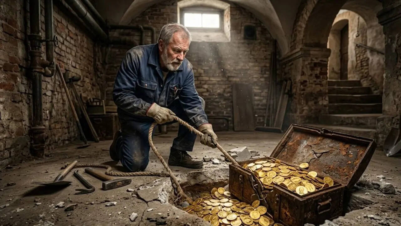 Vienna plumber becomes millionaire after tugging a rope and finding 66 pounds of hidden gold in Austria